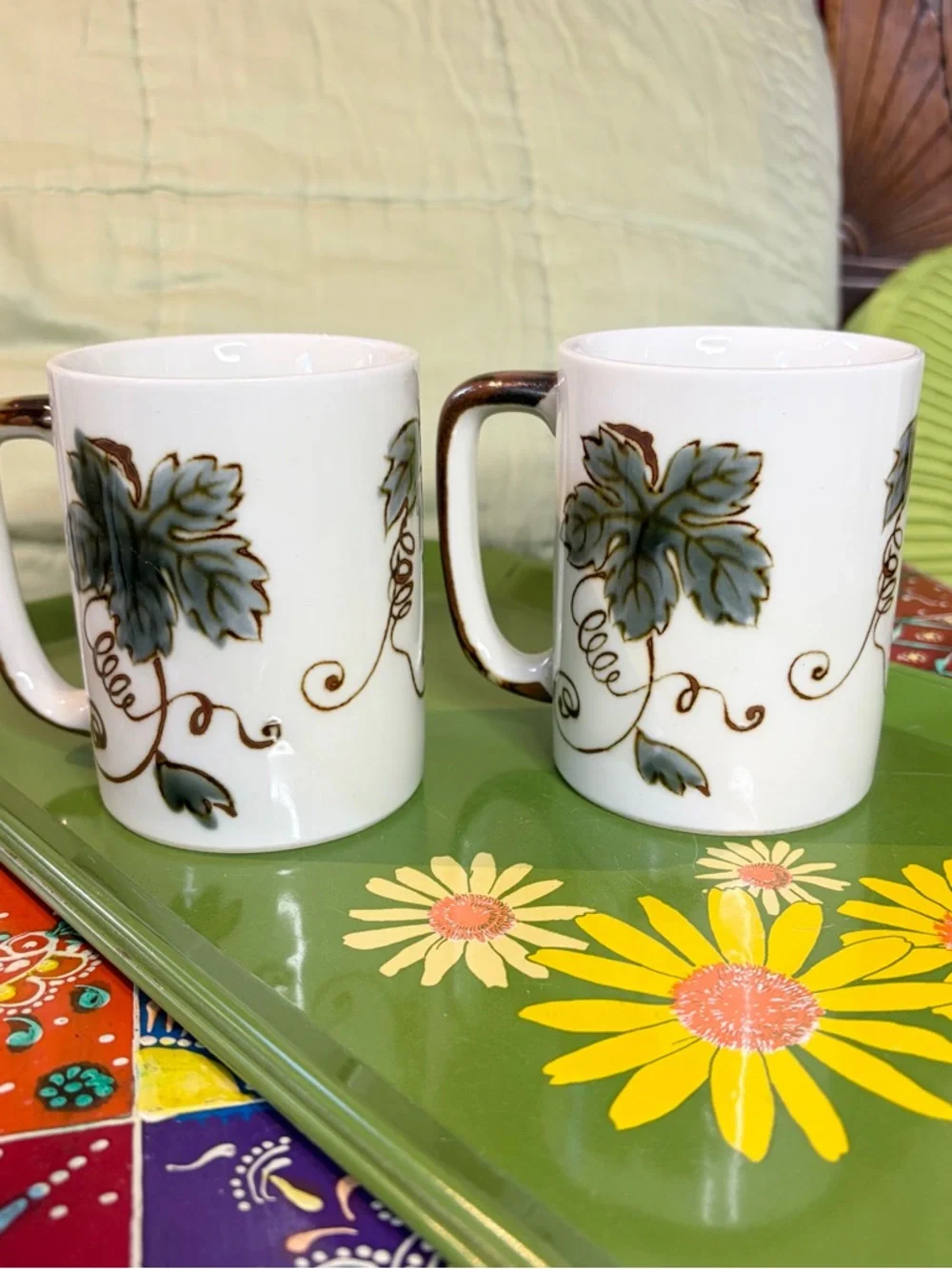 Otagiri Japan Grape Mug set of 2